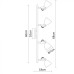 Спот Gotto A9189PL-4GY Arte Lamp