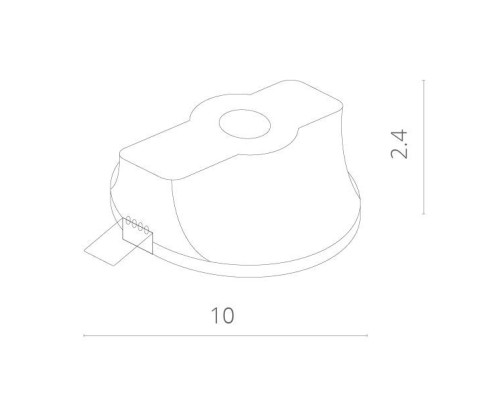 Точечный светильник Invisible A9210PL-1WH Arte Lamp Точечный светильник Invisible A9210PL-1WH Arte Lamp
