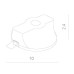 Точечный светильник Invisible A9210PL-1WH Arte Lamp