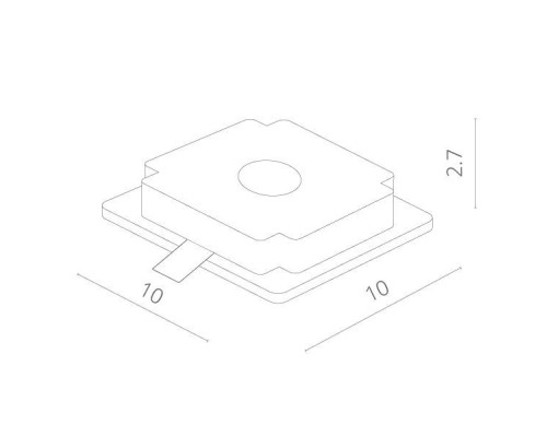 Точечный светильник Invisible A9214PL-1WH Arte Lamp Точечный светильник Invisible A9214PL-1WH Arte Lamp