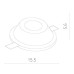 Точечный светильник Invisible A9215PL-1WH Arte Lamp