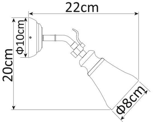Спот Vento A9231AP-1CC Arte Lamp Спот Vento A9231AP-1CC Arte Lamp