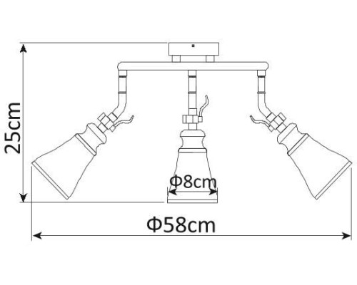 Спот Vento A9231PL-3AB Arte Lamp Спот Vento A9231PL-3AB Arte Lamp