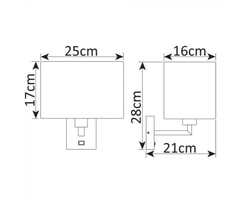 Бра Hall A9248AP-1AB Arte Lamp