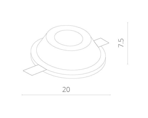 Точечный светильник Invisible A9270PL-1WH Arte Lamp Точечный светильник Invisible A9270PL-1WH Arte Lamp