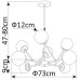 Подвесная люстра Arancia A9276LM-8CC Arte Lamp
