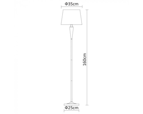 Торшер Orlean A9310PN-1WG Arte Lamp Торшер Orlean A9310PN-1WG Arte Lamp