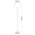 Торшер Orlean A9310PN-1WG Arte Lamp