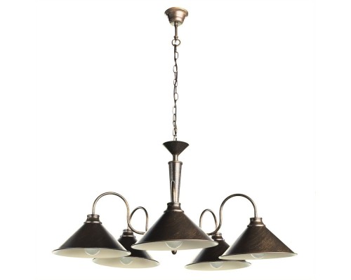 Подвесная люстра Bevel A9330LM-5BR Arte Lamp Подвесная люстра Bevel A9330LM-5BR Arte Lamp