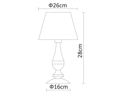 Настольная лампа Felicia A9368LT-1AB Arte Lamp Настольная лампа Felicia A9368LT-1AB Arte Lamp