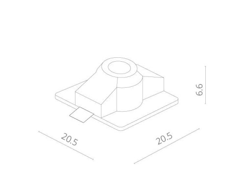 Точечный светильник Invisible A9410PL-1WH Arte Lamp Точечный светильник Invisible A9410PL-1WH Arte Lamp