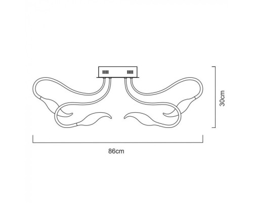 Потолочная люстра Rino A9475PL-9WH Arte Lamp Потолочная люстра Rino A9475PL-9WH Arte Lamp