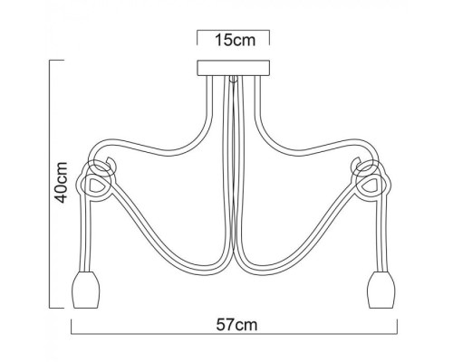 Потолочная люстра Nodo A9477PL-5WG Arte Lamp Потолочная люстра Nodo A9477PL-5WG Arte Lamp