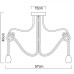 Потолочная люстра Nodo A9477PL-5WG Arte Lamp