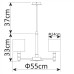 Подвесная люстра Circolo A9519LM-5BR Arte Lamp