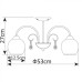 Потолочная люстра Millo A9548PL-5CC Arte Lamp