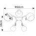 Потолочная люстра Millo A9549PL-5GO Arte Lamp