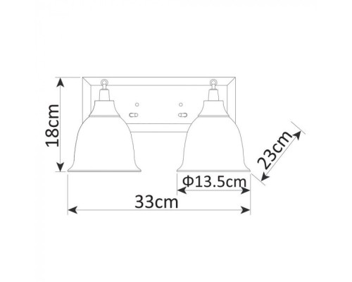 Бра Campana A9557AP-2BG Arte Lamp Бра Campana A9557AP-2BG Arte Lamp
