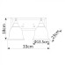 Бра Campana A9557AP-2BG Arte Lamp
