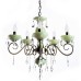 Подвесная люстра Onyx Green A9592LM-5AB Arte Lamp