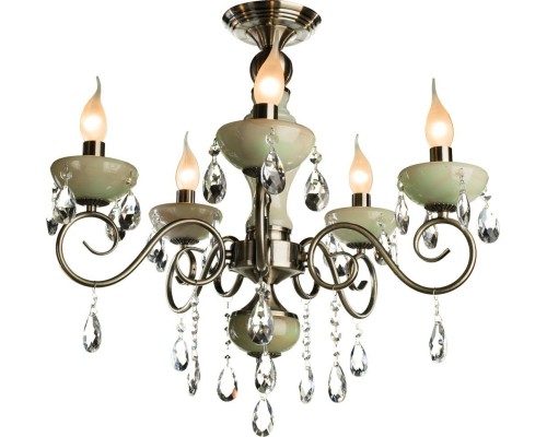 Потолочная люстра Onyx Green A9592PL-5AB Arte Lamp Потолочная люстра Onyx Green A9592PL-5AB Arte Lamp