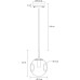 Подвесной светильник Tureis A9915SP-1PB Arte Lamp