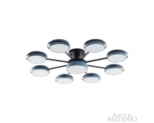 Потолочная люстра Ferrara 250406/8+1 Gr Arte Milano Потолочная люстра Ferrara 250406/8+1 Gr Arte Milano