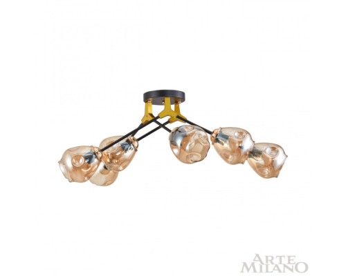 Потолочная люстра Amalfi 252588/6 Br Arte Milano Потолочная люстра Amalfi 252588/6 Br Arte Milano