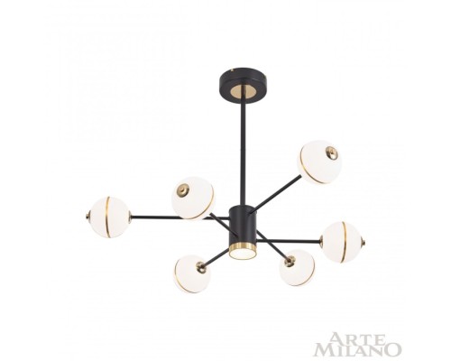 Потолочная люстра 272069/6 BK Arte Milano Потолочная люстра 272069/6 BK Arte Milano