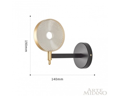 Бра 272079/1B BK/GD Arte Milano Бра 272079/1B BK/GD Arte Milano