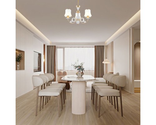 Подвесная люстра Florentia-1097 301097/3 Wh/Gd Arte Milano Подвесная люстра Florentia-1097 301097/3 Wh/Gd Arte Milano