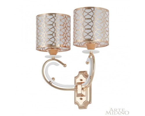 Бра Florentia-1237 301237/2W Wh/Gd Arte Milano Бра Florentia-1237 301237/2W Wh/Gd Arte Milano