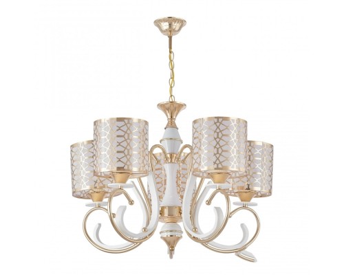 Подвесная люстра Florentia-1237 301237/5 Wh/Gd Arte Milano Подвесная люстра Florentia-1237 301237/5 Wh/Gd Arte Milano