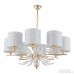 Подвесная люстра Florentia-2097 302097/8 Wh/Gd Arte Milano