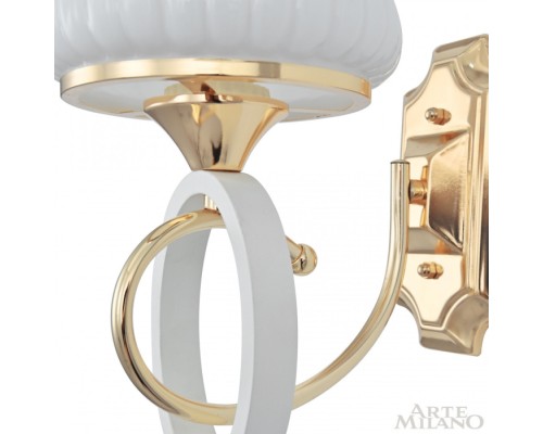 Бра Florentia-2387 302387/1W Wh/Gd Arte Milano Бра Florentia-2387 302387/1W Wh/Gd Arte Milano