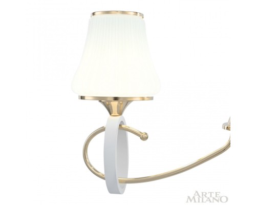 Подвесная люстра Florentia-2387 302387/3 Wh/Gd Arte Milano Подвесная люстра Florentia-2387 302387/3 Wh/Gd Arte Milano