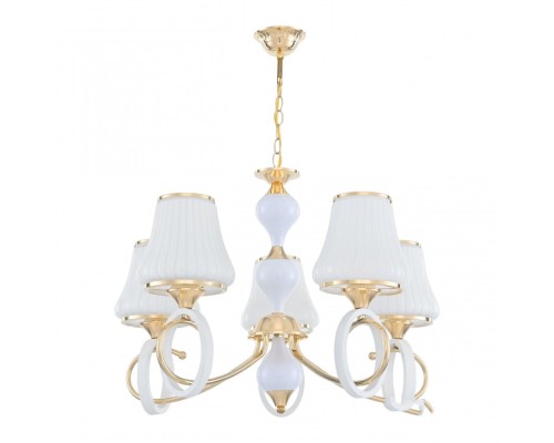Подвесная люстра Florentia-2387 302387/5 Wh/Gd Arte Milano Подвесная люстра Florentia-2387 302387/5 Wh/Gd Arte Milano