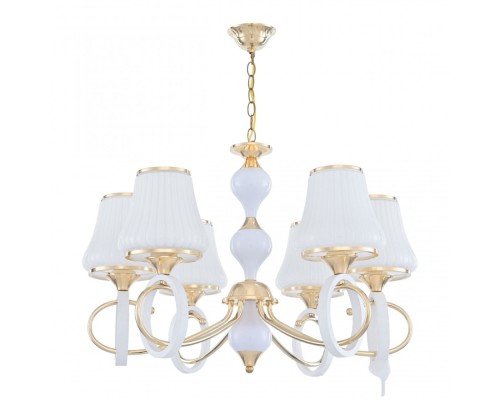 Подвесная люстра Florentia-2387 302387/6 Wh/Gd Arte Milano Подвесная люстра Florentia-2387 302387/6 Wh/Gd Arte Milano