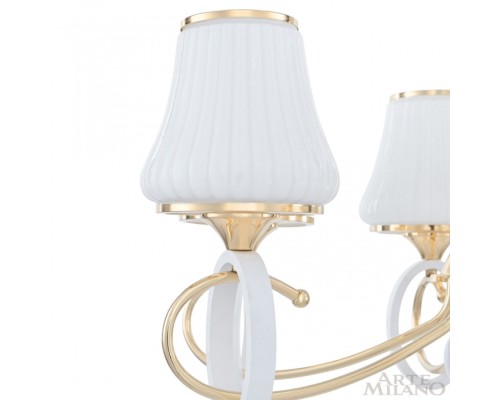 Подвесная люстра Florentia-2387 302387/6 Wh/Gd Arte Milano Подвесная люстра Florentia-2387 302387/6 Wh/Gd Arte Milano