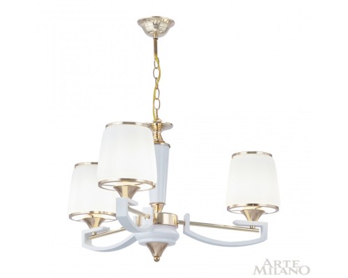 Подвесная люстра Florentia-2457 302457/3 Wh/Gd Arte Milano Подвесная люстра Florentia-2457 302457/3 Wh/Gd Arte Milano