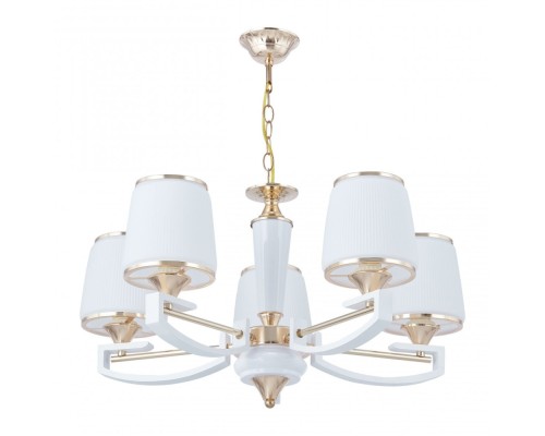Подвесная люстра Florentia-2457 302457/5 Wh/Gd Arte Milano Подвесная люстра Florentia-2457 302457/5 Wh/Gd Arte Milano