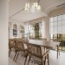 Подвесная люстра Florentia-3097 303097/5 Wh/Gd Arte Milano