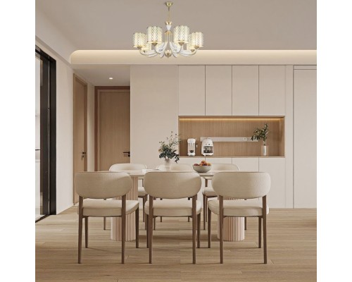 Подвесная люстра Florentia-3387 303387/8 Wh/Gd Arte Milano Подвесная люстра Florentia-3387 303387/8 Wh/Gd Arte Milano