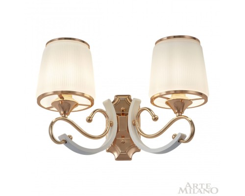 Бра Florentia-3857 303857/2W Wh/Gd Arte Milano Бра Florentia-3857 303857/2W Wh/Gd Arte Milano