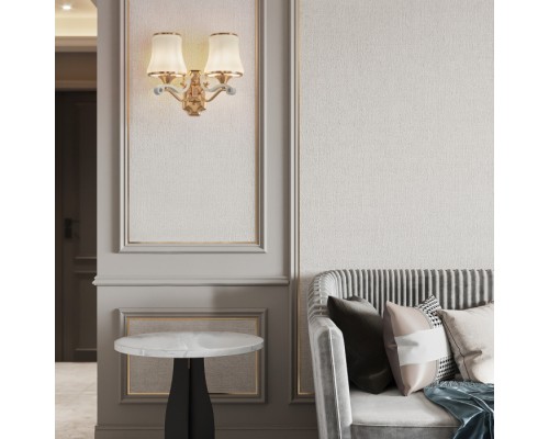 Бра Florentia-3987 303987/2W Wh/Gd Arte Milano Бра Florentia-3987 303987/2W Wh/Gd Arte Milano