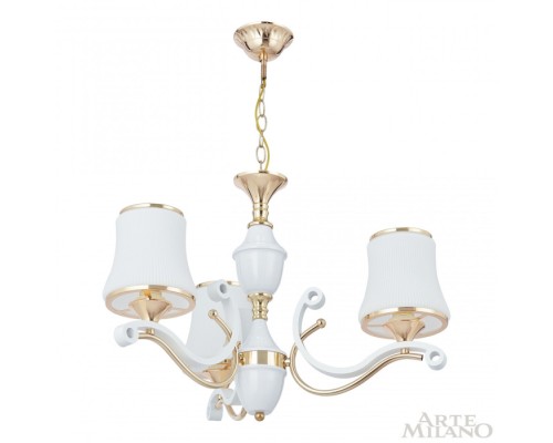 Подвесная люстра Florentia-3987 303987/3 Wh/Gd Arte Milano Подвесная люстра Florentia-3987 303987/3 Wh/Gd Arte Milano