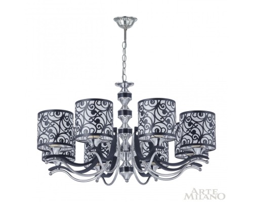 Подвесная люстра Florentia-4957 304957/8 Bk/Ni Arte Milano Подвесная люстра Florentia-4957 304957/8 Bk/Ni Arte Milano