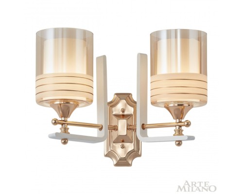 Бра Florentia-6087 306087/2W Wh/Gd Arte Milano Бра Florentia-6087 306087/2W Wh/Gd Arte Milano