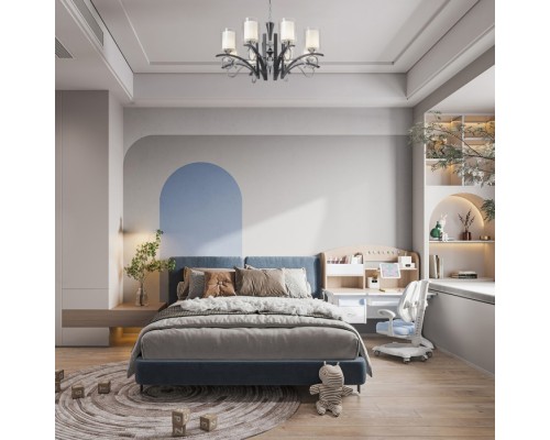 Подвесная люстра Florentia-9167 309167/8 Bk/Ni Arte Milano Подвесная люстра Florentia-9167 309167/8 Bk/Ni Arte Milano