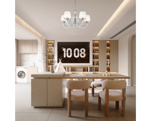 Подвесная люстра Florentia-9247 309247/5 Wh/Ni Arte Milano Подвесная люстра Florentia-9247 309247/5 Wh/Ni Arte Milano